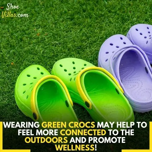 green crocs - style with different outfits 